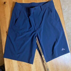 Lot (2 Pairs) EMS Size 32 Men's Shorts  (one grey, one blue)